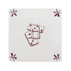 Dominoes Delft Tile