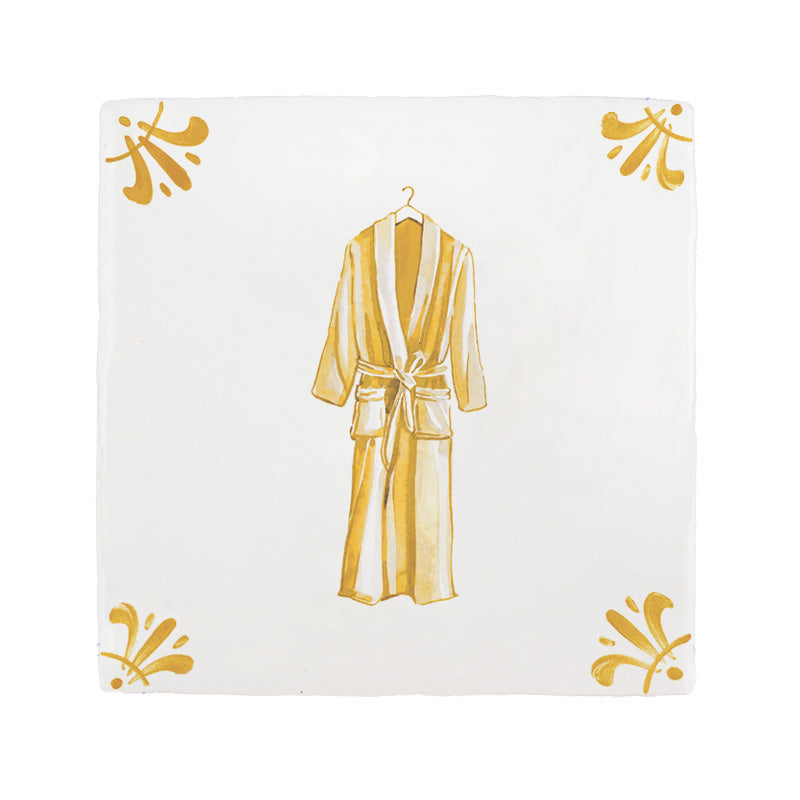 Dressing Gown Delft Tile