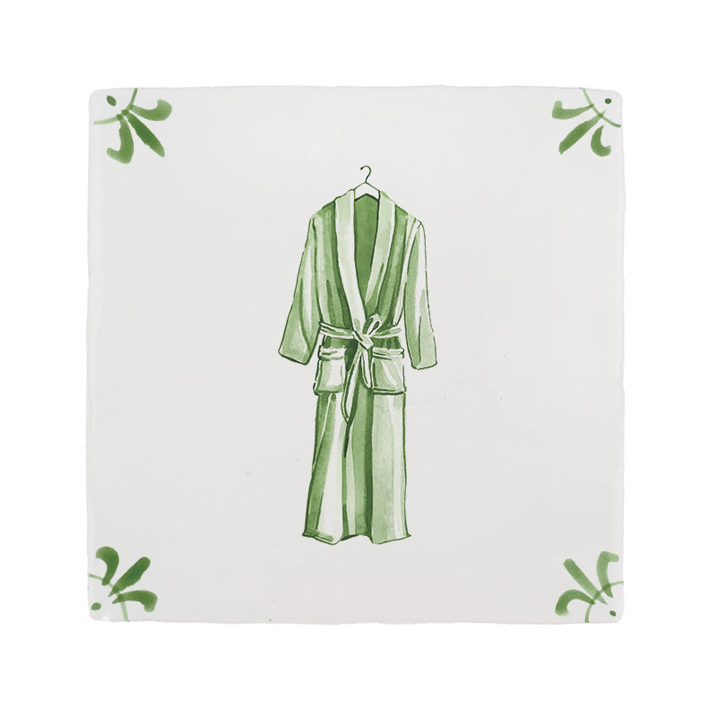 Dressing Gown Delft Tile
