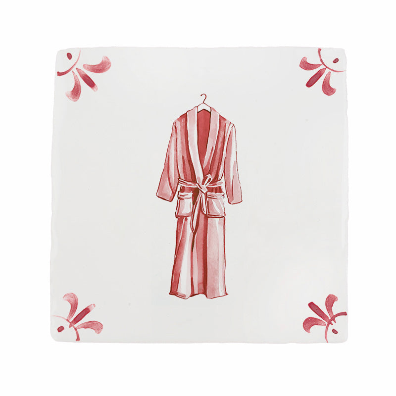 Dressing Gown Delft Tile