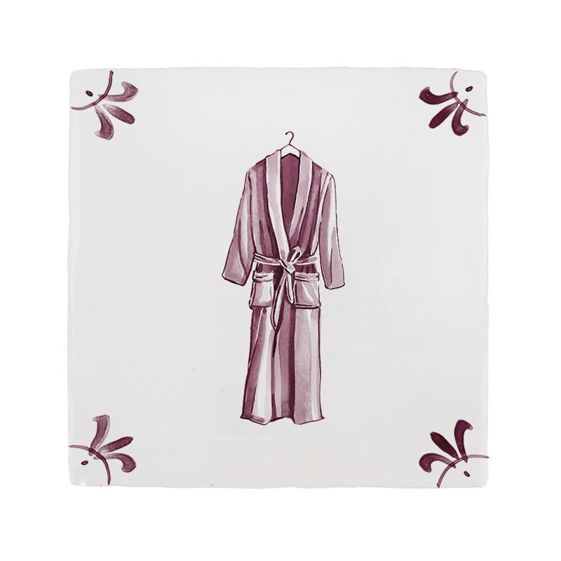 Dressing Gown Delft Tile