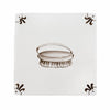 Dry Brush Delft Tile