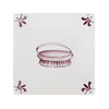 Dry Brush Delft Tile