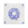 Festive Wreath Delft Tile