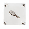 Hairbrush Delft Tile