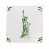 Lady Liberty Delft Tile
