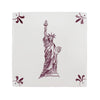 Lady Liberty Delft Tile