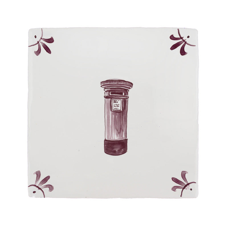 Post Box Delft Tile