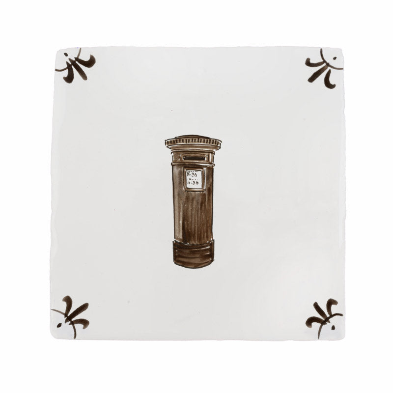 Post Box Delft Tile