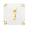 Milkshake Delft Tile