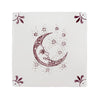 Moon and Stars Delft Tile