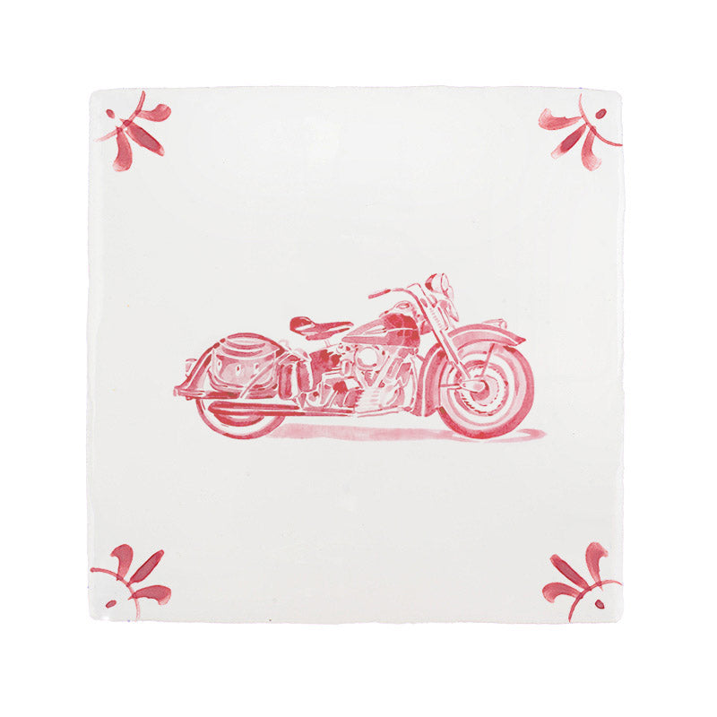 Harley Davidson Delft Tile