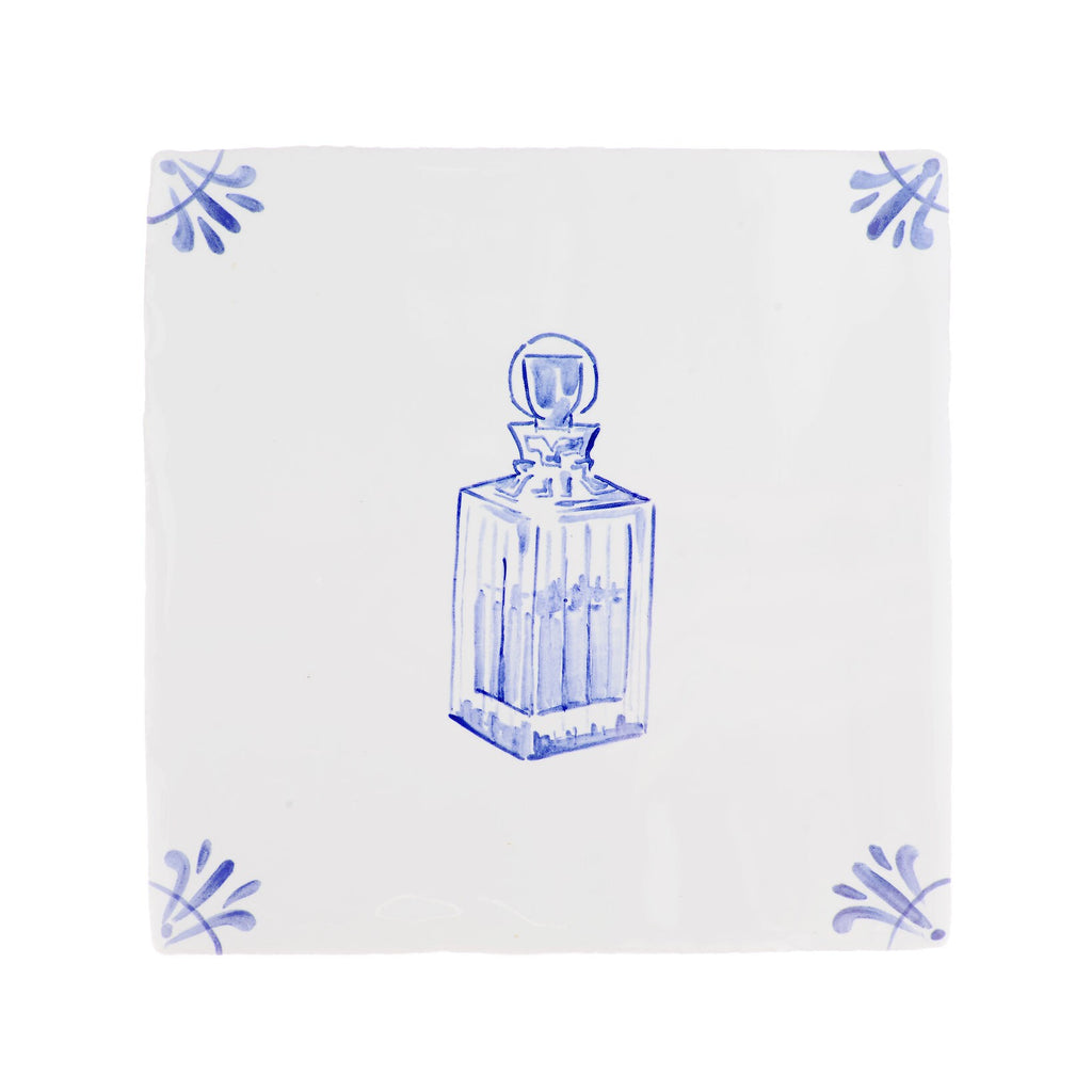Whisky Decanter Delft Tile
