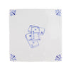 Dominoes Delft Tile