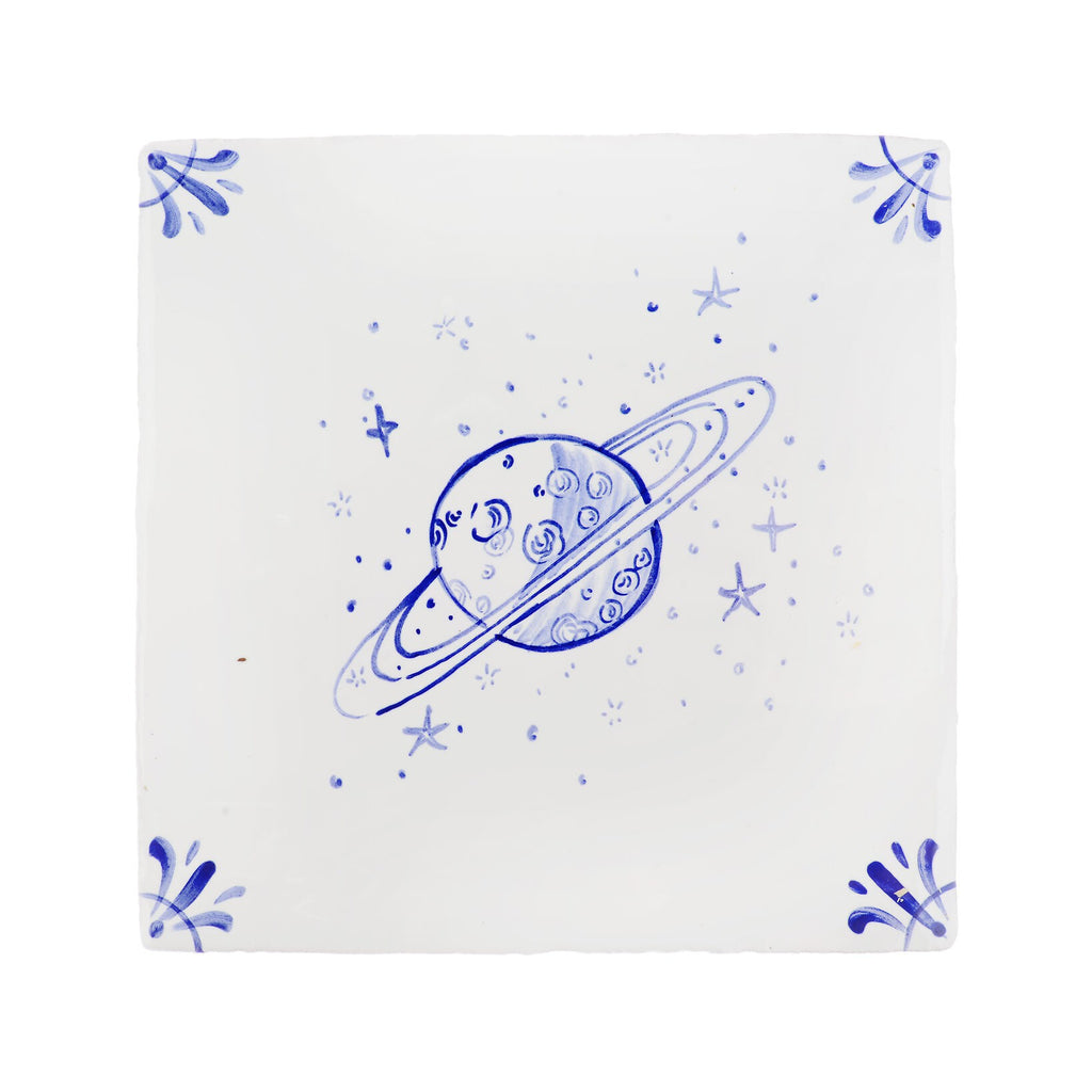 Saturn Delft Tile