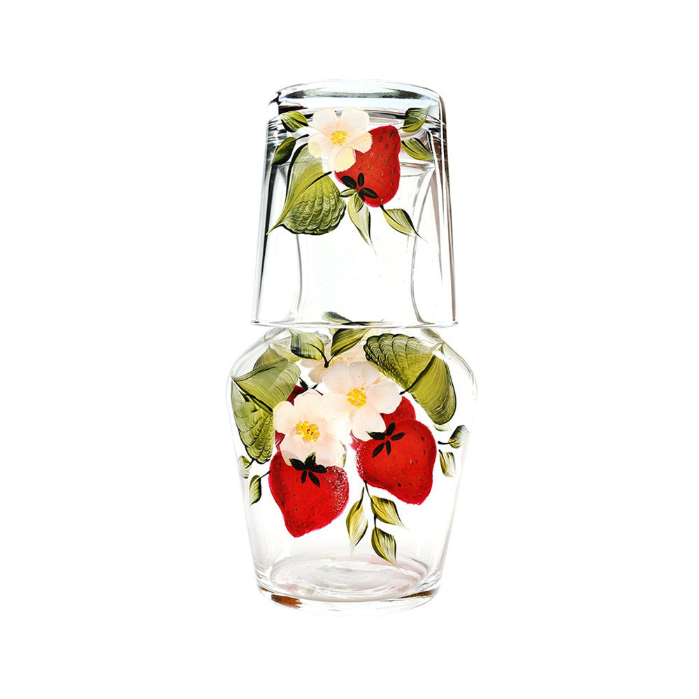Strawberry Carafe And Tumbler