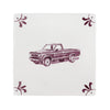Pick Up Truck Delft Tile