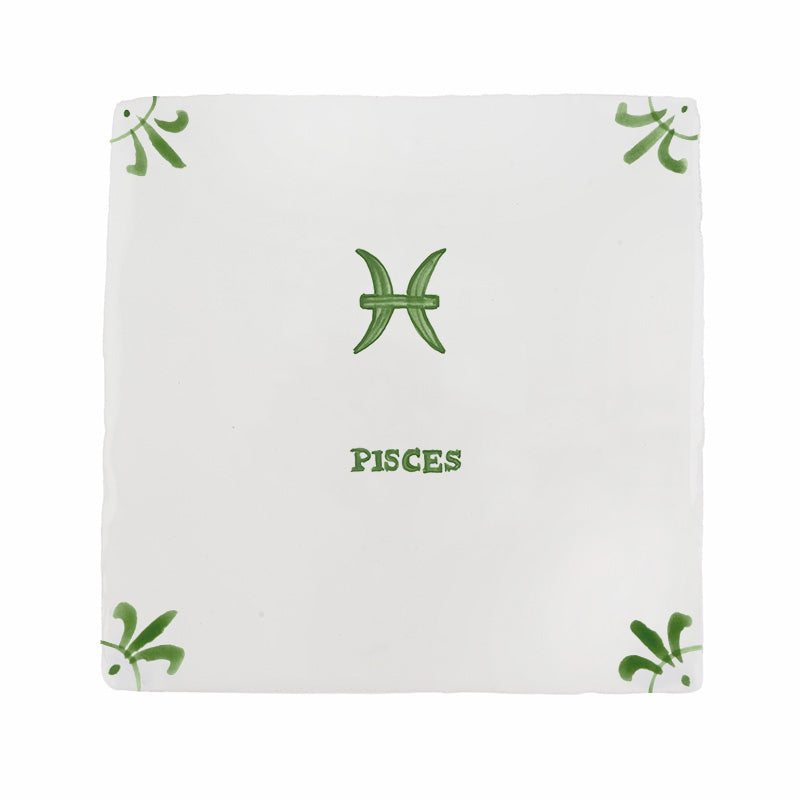 Pisces Delft Tile