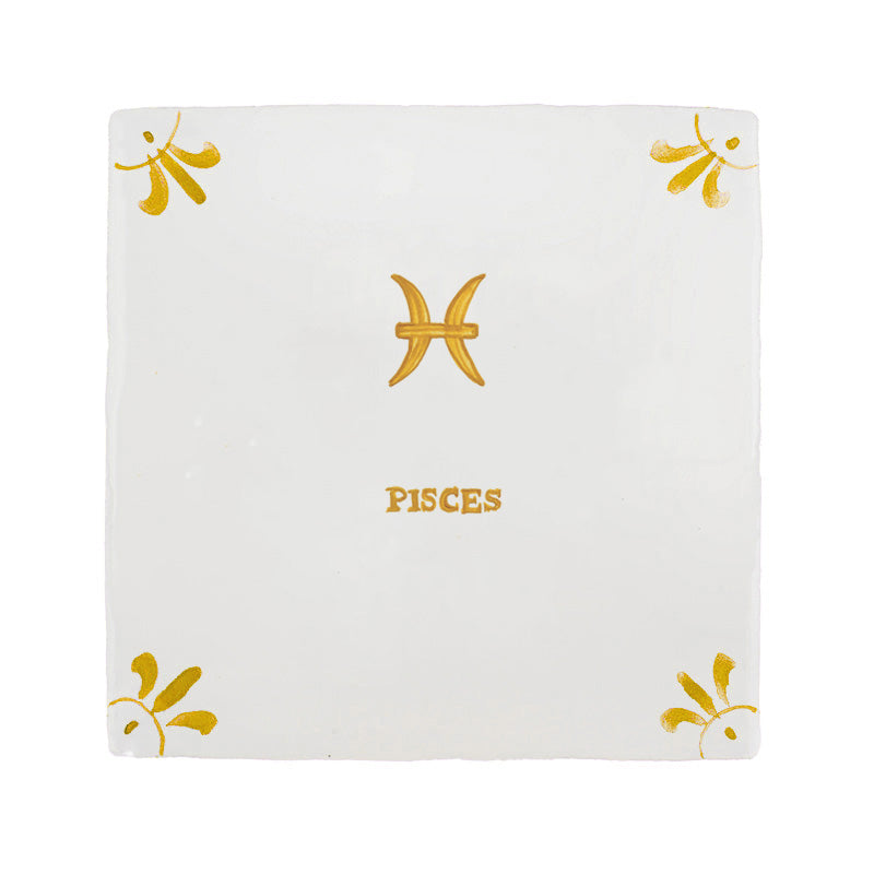 Pisces Delft Tile