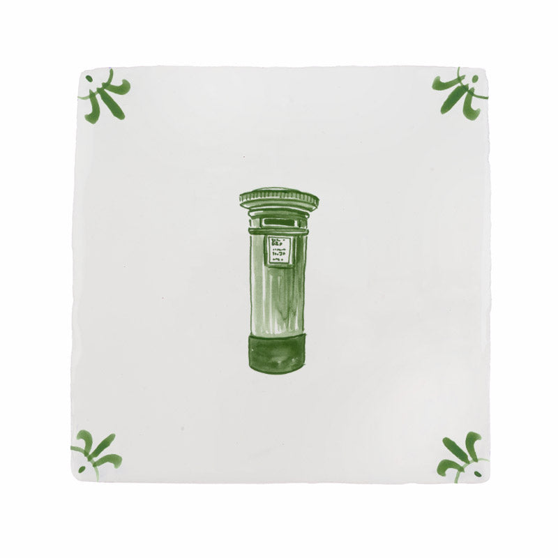 Post Box Delft Tile