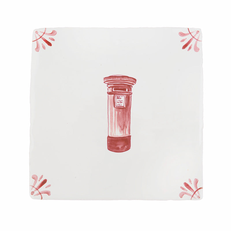 Post Box Delft Tile