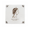 HRH Queen Elizabeth II Delft Tile