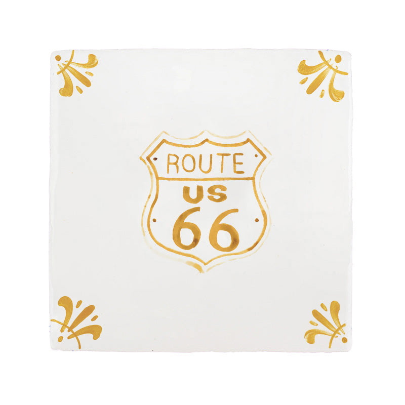 Route 66 Delft Tile