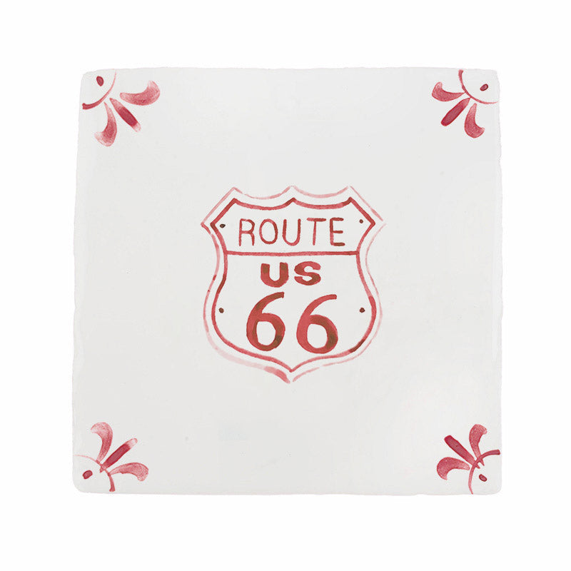 Route 66 Delft Tile