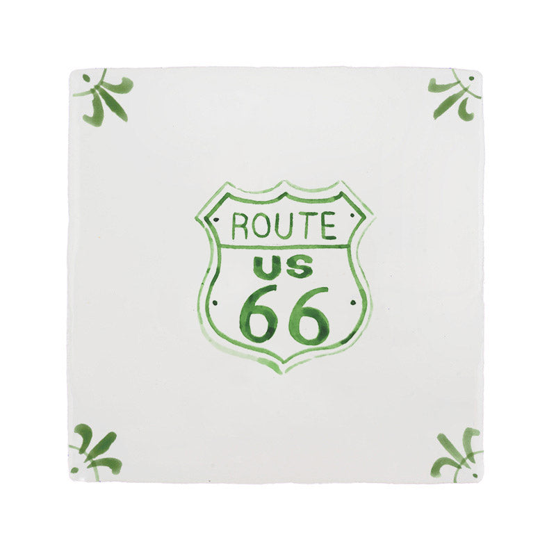 Route 66 Delft Tile