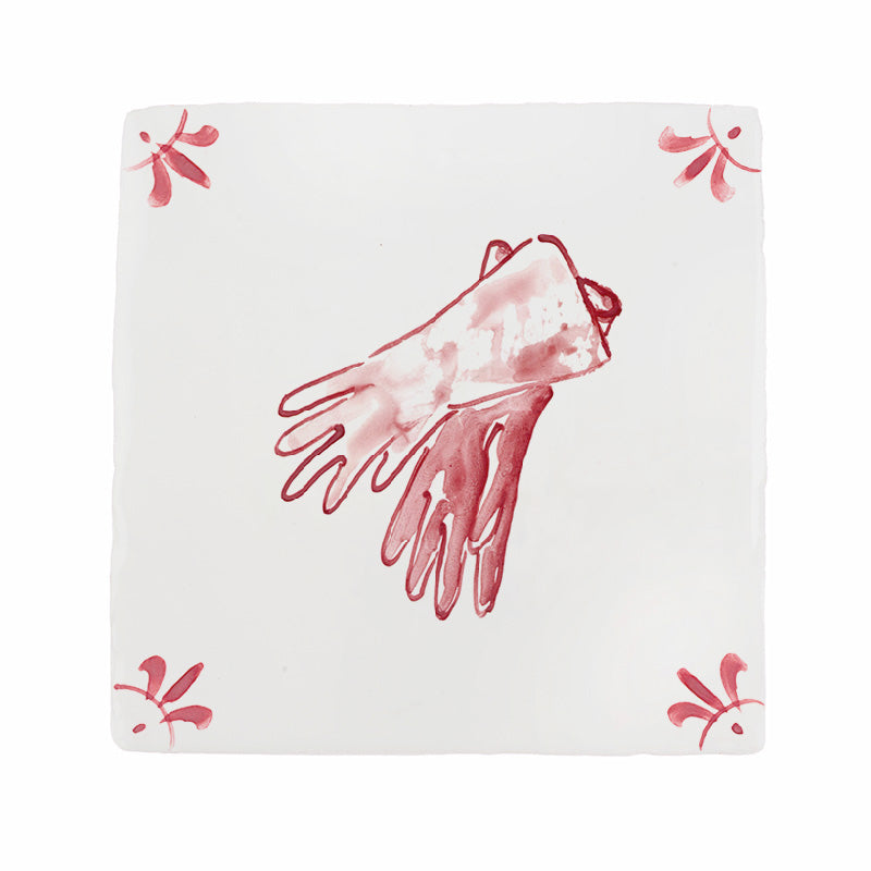 Rubber Gloves Delft Tile