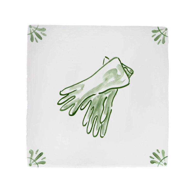 Rubber Gloves Delft Tile