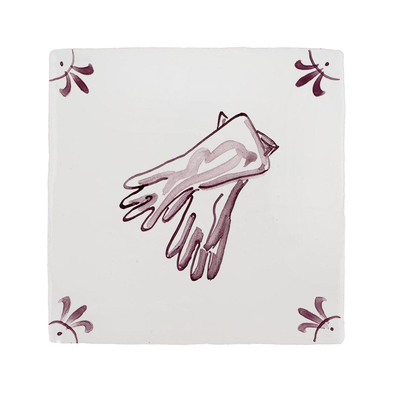 Rubber Gloves Delft Tile
