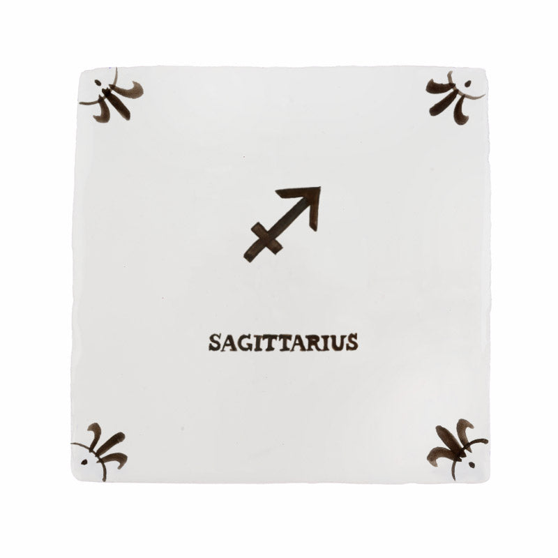 Sagittarius Delft Tile
