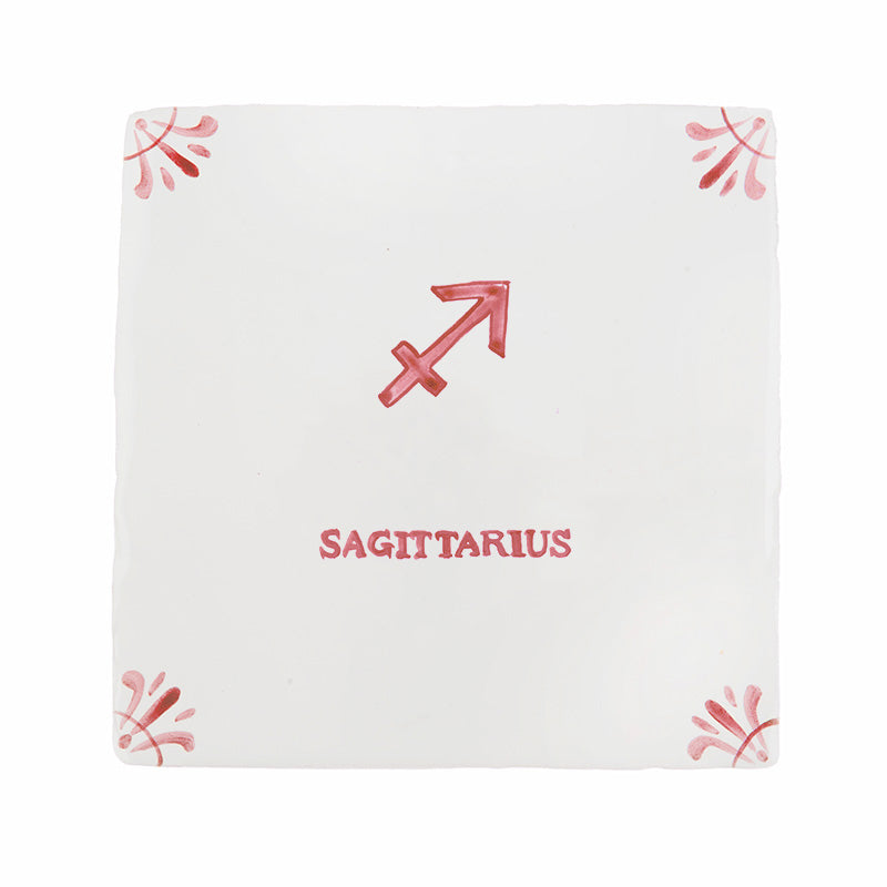 Sagittarius Delft Tile