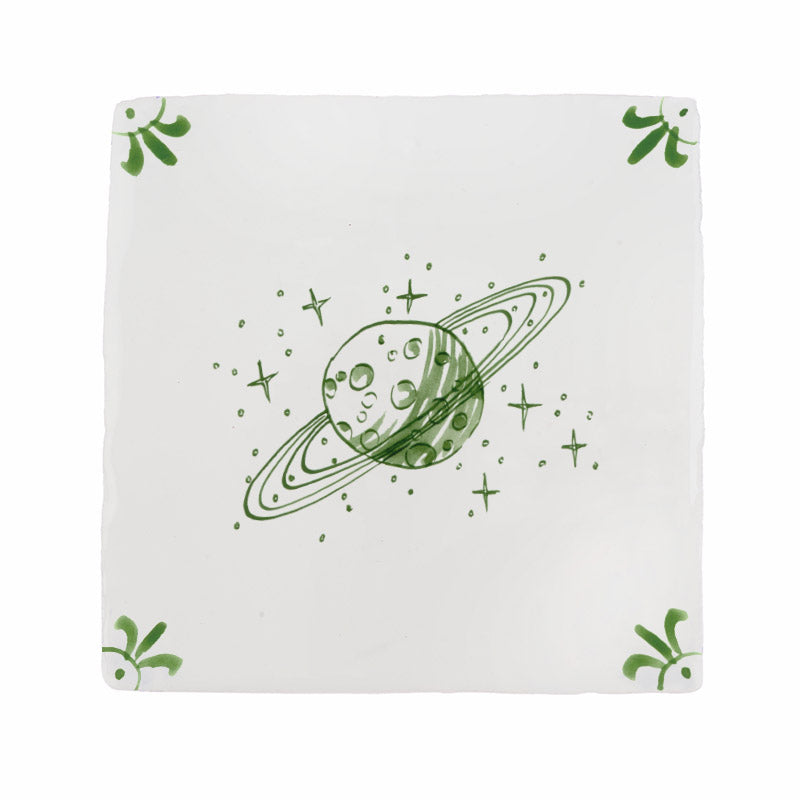 Saturn Delft Tile