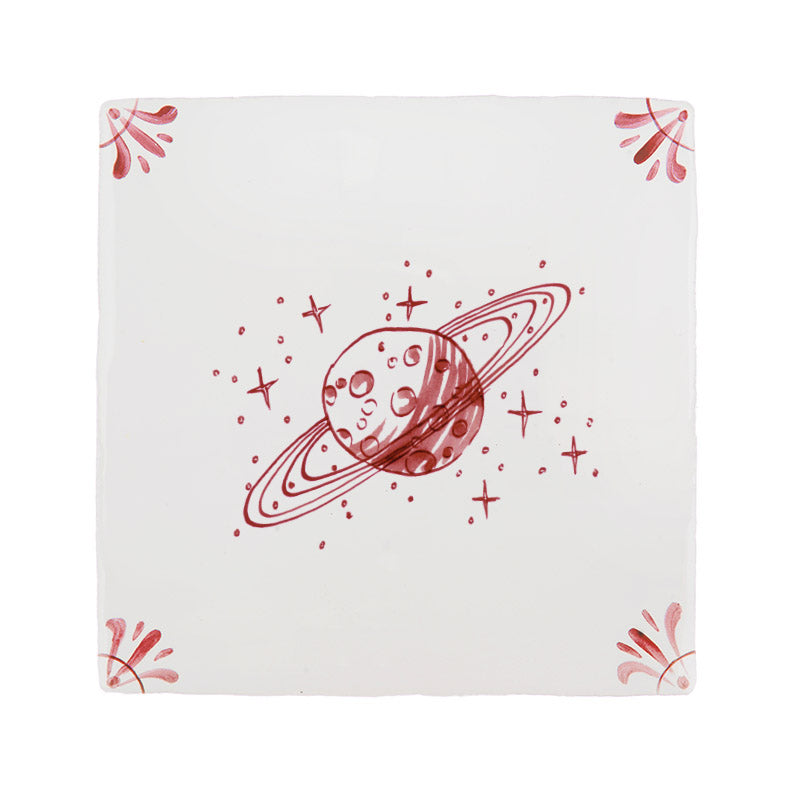 Saturn Delft Tile