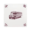 School Bus Delft Tile