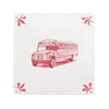 School Bus Delft Tile
