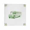 School Bus Delft Tile