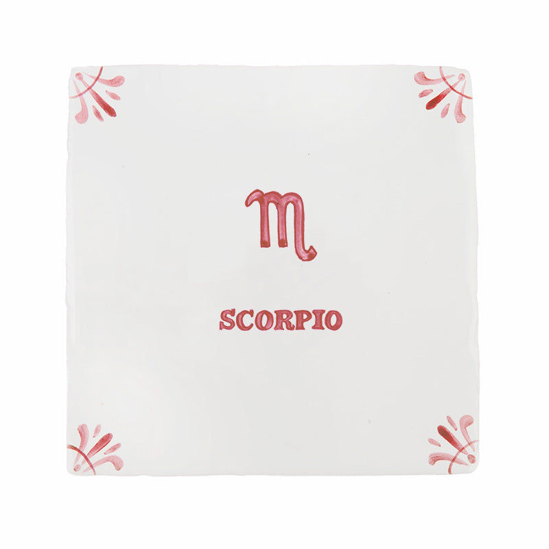 Scorpio Delft Tile