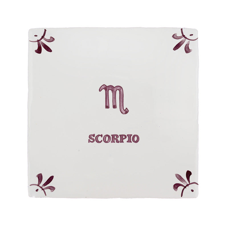 Scorpio Delft Tile
