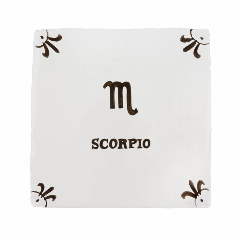 Scorpio Delft Tile