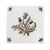 Thistles Delft Tile