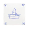 Kitchen Sink Delft Tile