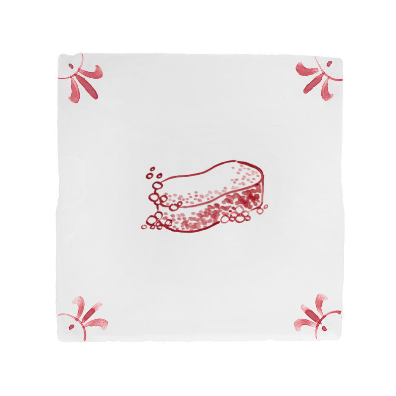 Sponge Delft Tile