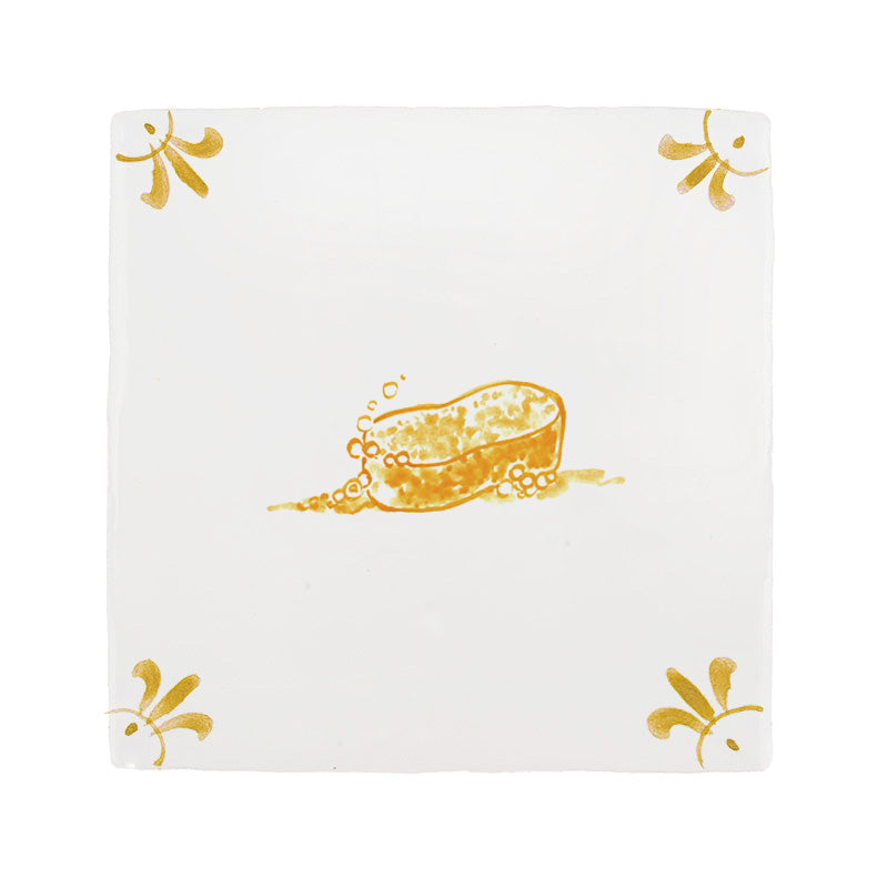Sponge Delft Tile