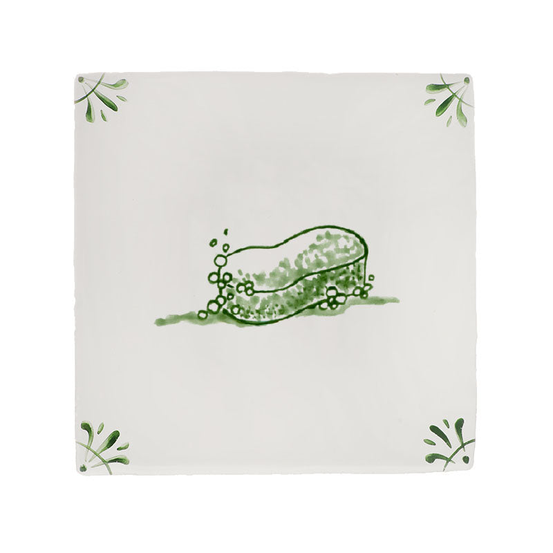 Sponge Delft Tile