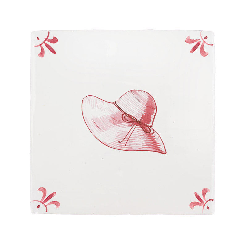 Sun Hat Delft Tile