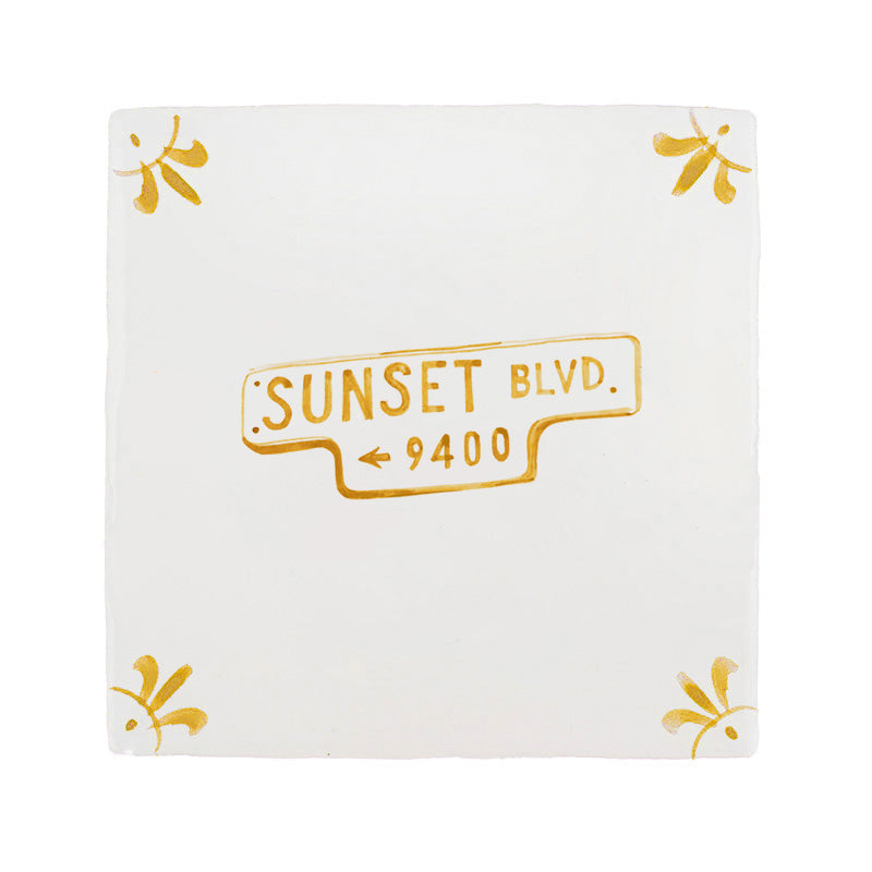 Sunset Blvd Delft Tile