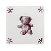 Teddy Bear Delft Tile